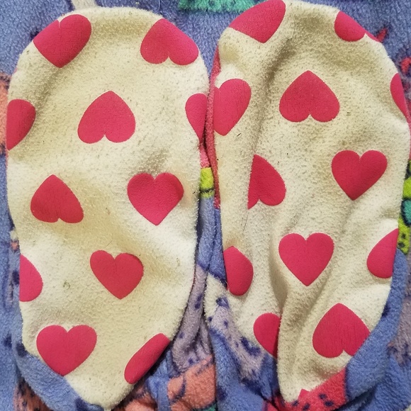 Girl's footed pj's - Picture 3 of 3